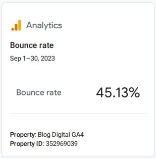 bounce rate