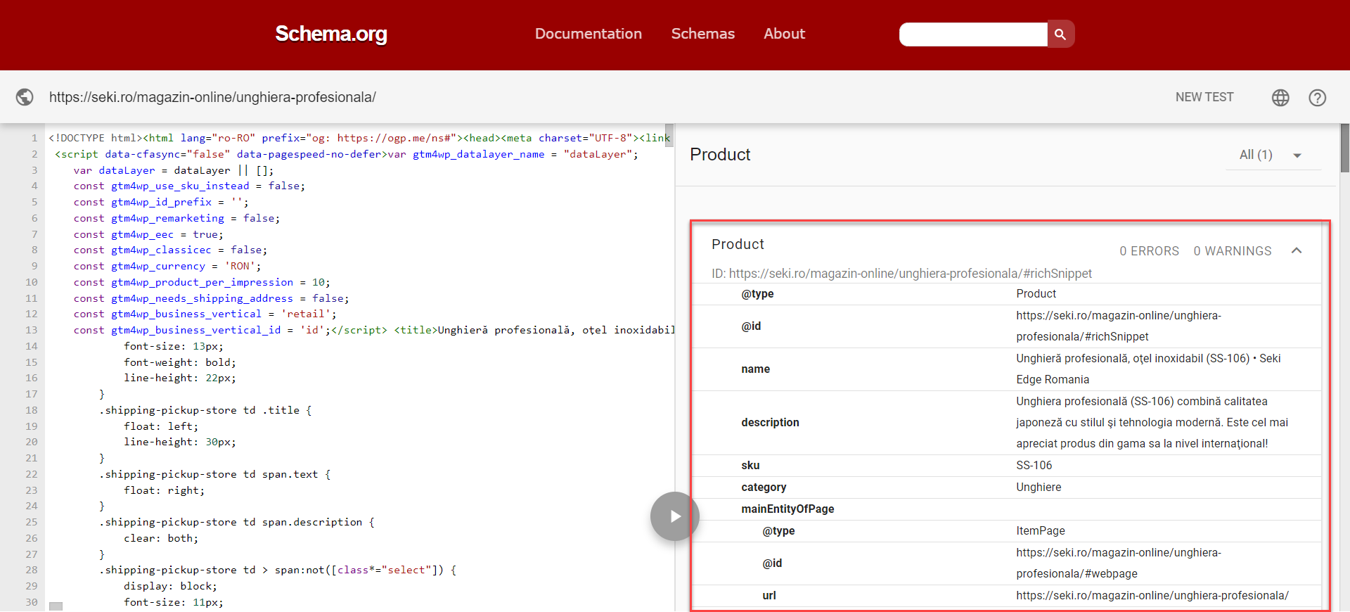 Ce este SEO semantic? 4 Validator Schema Online