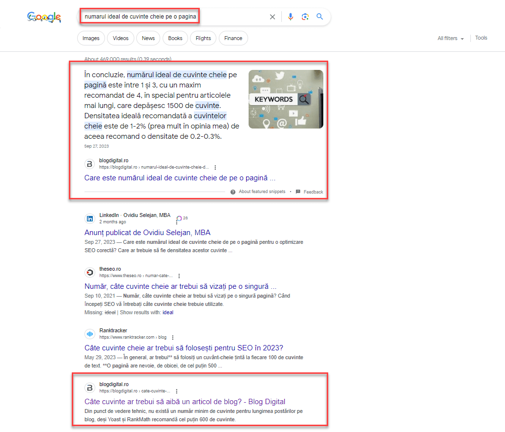 Ce este SEO semantic? 1 rezultate cautari SEO semantic