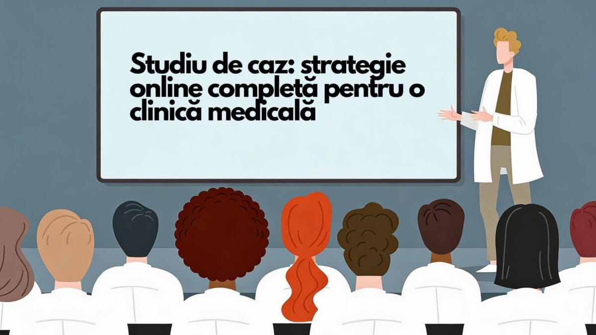 Studiu de caz: strategie online completă pentru o clinică medicală